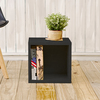 Way Basics Eco Stackable Storage Cube, Black BS-285-340-320-BK